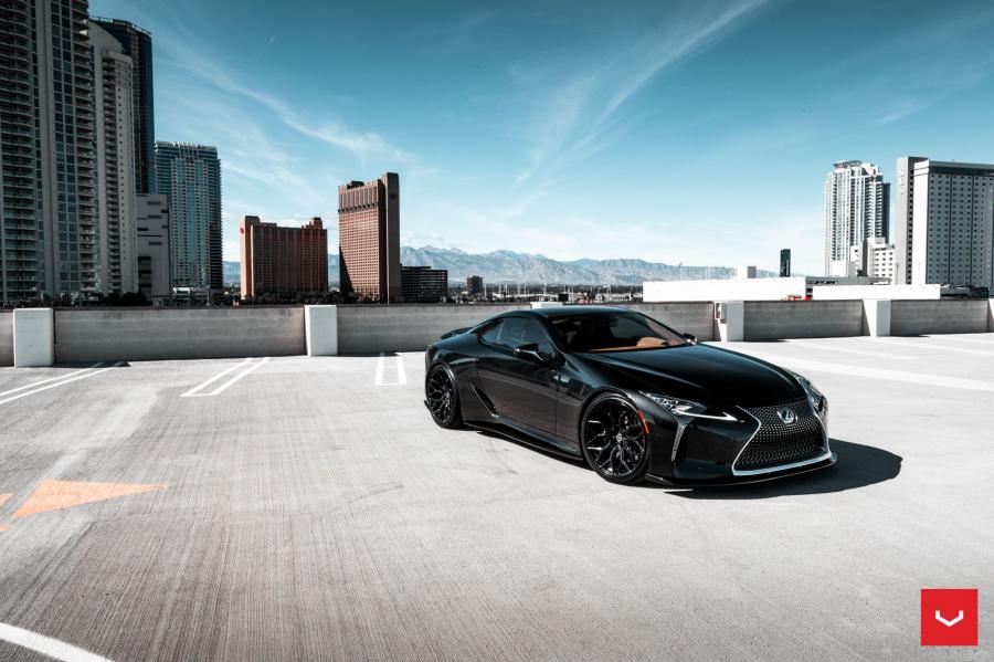 Lexus LC500 Obsidian on Vossen Wheels (HF-2) 2019 года  (фото 9 из 20)